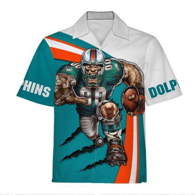 Personalized Unisex Hawaiian Shirt Miami Dolphins Football Team 3D Apparel For Men Women