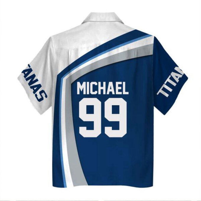Personalized Unisex Hawaiian Shirt Tennessee Titans Football Team 3D Apparel For Men Women