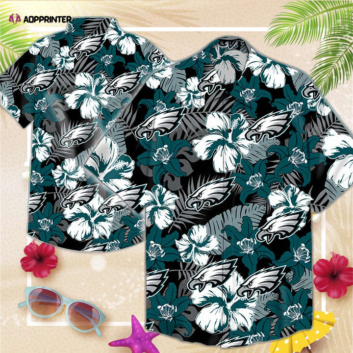 Philadelphia Eagles Hawaiian Shirt, Gift For Men Women Philadelphia Eagles Hawaiian Shirt, Gift For Men Women
