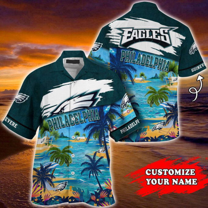 Philadelphia Eagles NFL-Customized Summer Hawaii Shirt For Sports Fans