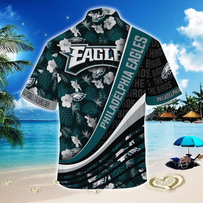 Philadelphia Eagles NFL-Summer Hawaii Shirt With Tropical Flower Pattern For Fans TU33835