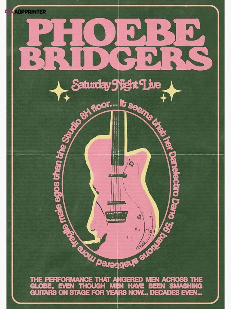 Phoebe Bridgers Saturday Night Live Poster Premium Matte Vertical Poster – Gift For Home Decoration Phoebe Bridgers Saturday Night Live Poster Premium Matte Vertical Poster – Gift For Home Decoration