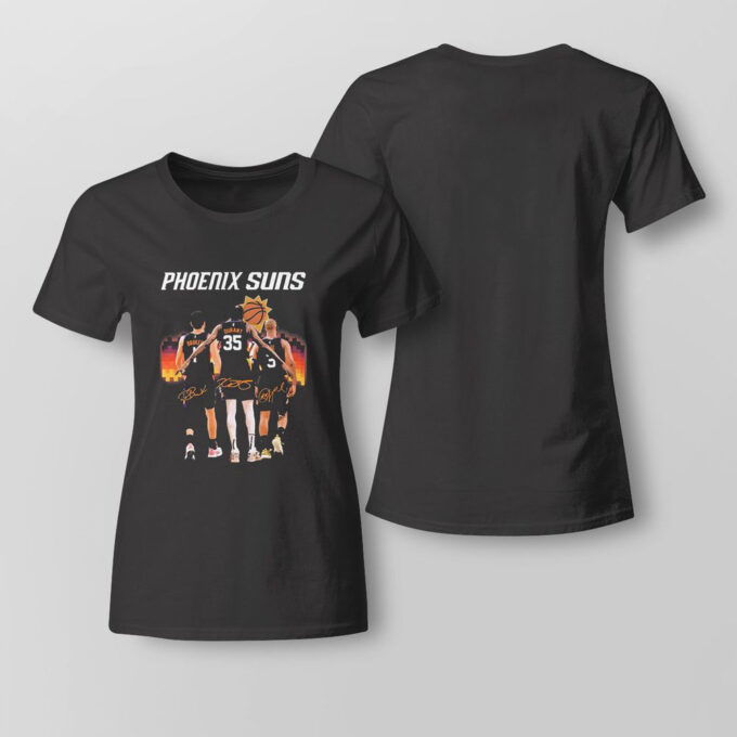 Phoenix Suns Booker Durant Paul Signature T-shirt For Fans