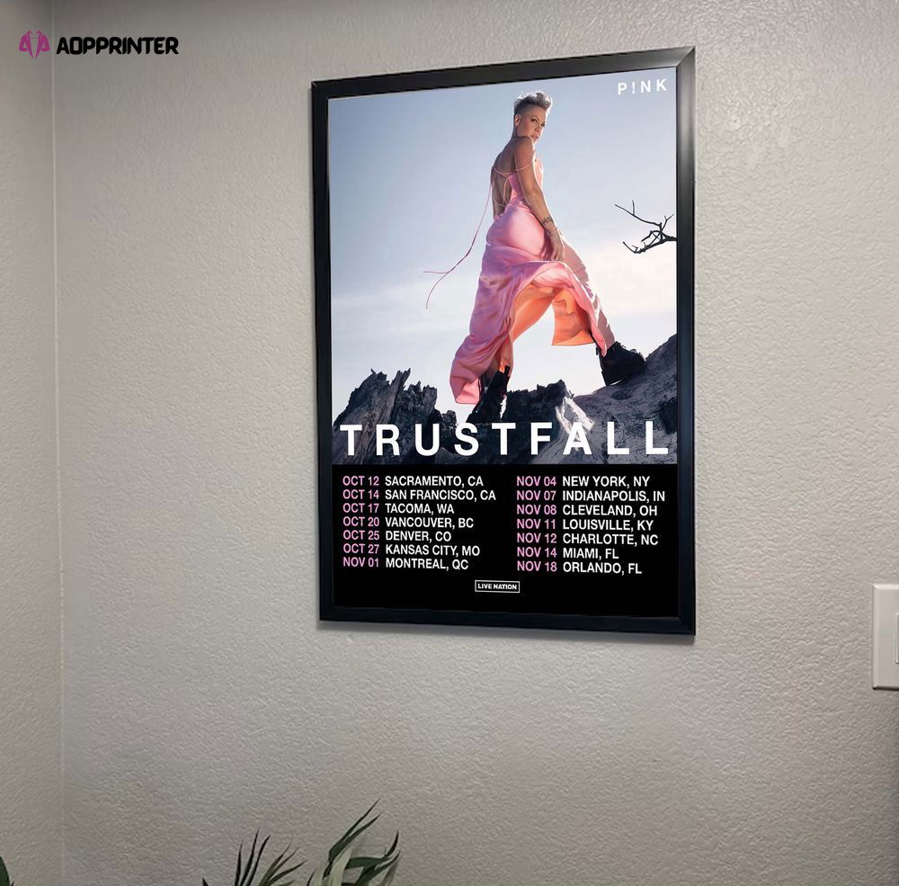 Pink – Trustfall 2023 tour Poster, Best Gift For Home Decorations Pink – Trustfall 2023 tour Poster, Best Gift For Home Decorations