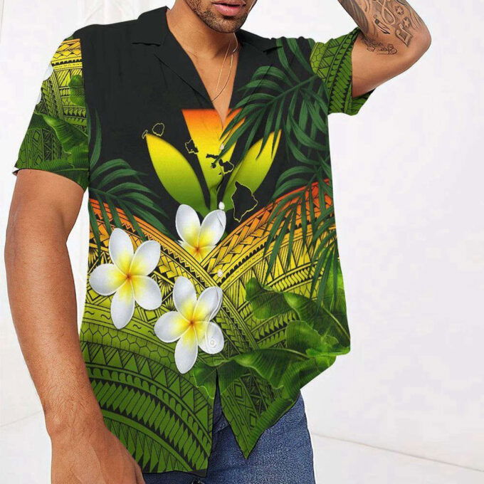 Plumeria Native Custom Hawaiian Shirt, Gift For Men And Women