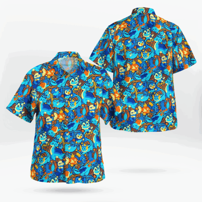 Pokemon Cute Fashion Hawaiian Shirt, Gift For Men Women