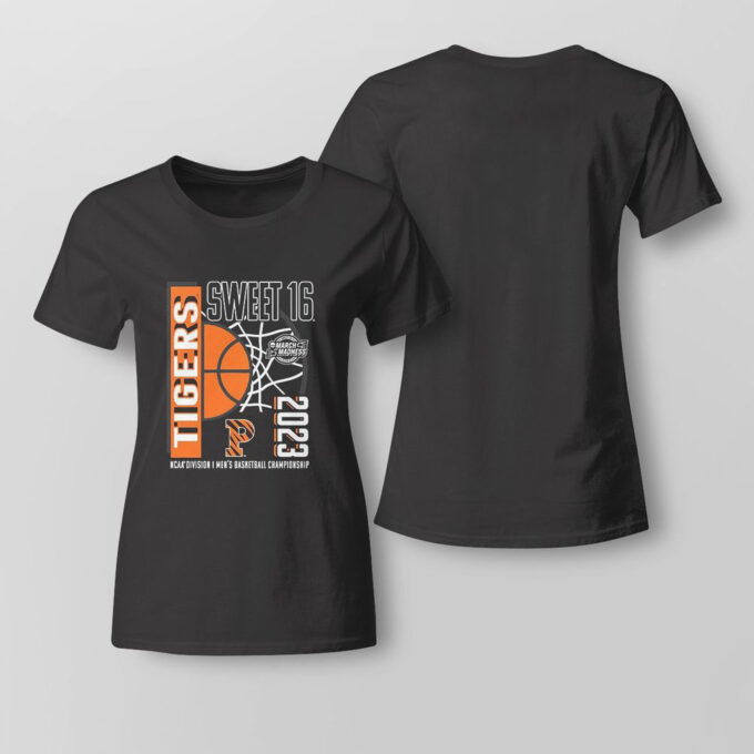 Princeton Tigers 2023 Ncaa Mens Basketball Tournament March Madness Sweet 16 T-shirt For Fans