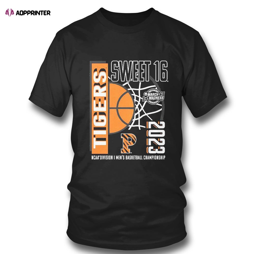 Princeton Tigers 2023 Ncaa Mens Basketball Tournament March Madness Sweet 16 T-shirt For Fans Princeton Tigers 2023 Ncaa Mens Basketball Tournament March Madness Sweet 16 T-shirt For Fans