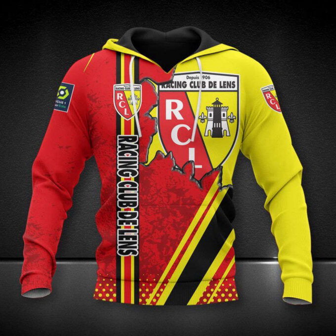 Racing Club de Lens Printing  Hoodie, For Men And Women