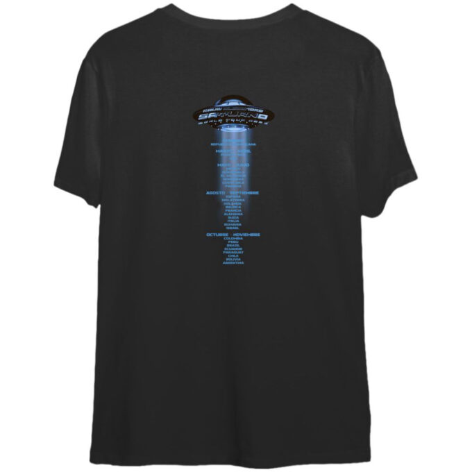 Rauw Alejandro World Tour 2023 T-Shirt, Rauw Alejandro Saturno Tour 2023 Tee