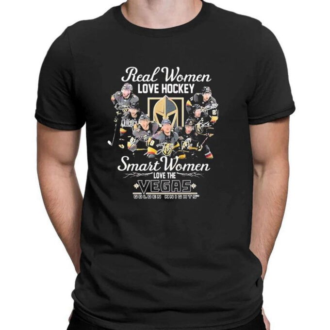Real Women Love Hockey Smart Women Love The Vegas Golden Knights 2023 Stanley Cup Playoff T-shirt For Men Women