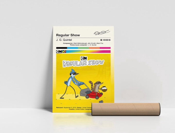 Regular Show By Triposter, Regular Show Poster, Best Gift For Home Decoration