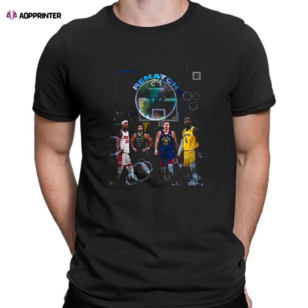 Rematch 2023 Eastern And Western Conference Finals T-shirt For Men Women Rematch 2023 Eastern And Western Conference Finals T-shirt For Men Women