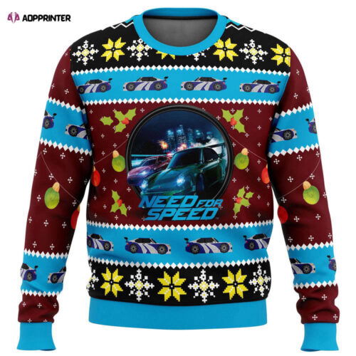 Rev up the Holidays with Need For Speed Ugly Christmas Sweater