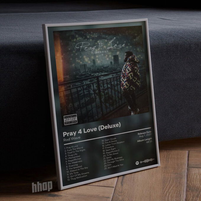 Rod Wave – Pray 4 Love Deluxe – Album Poster, Best Gift For Home Decoration