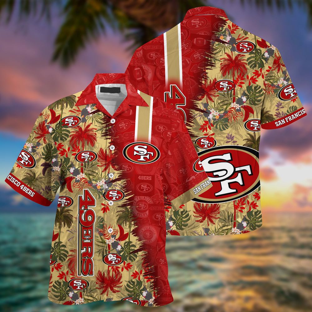San Francisco 49ers NFL-Summer Hawaii Shirt And Shorts For Your Loved Ones San Francisco 49ers NFL-Summer Hawaii Shirt And Shorts For Your Loved Ones