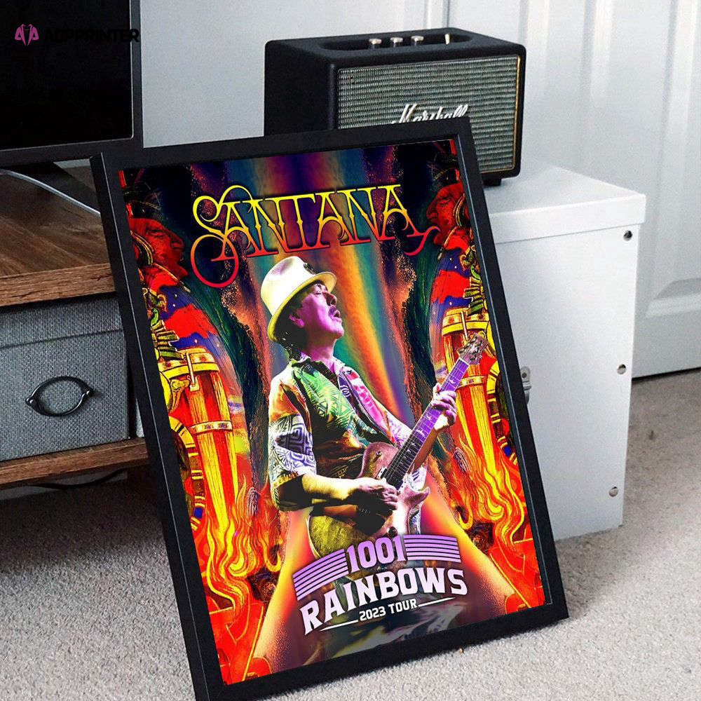 Santana 2023 Tour Poster – Gift For Home Decoration Santana 2023 Tour Poster – Gift For Home Decoration