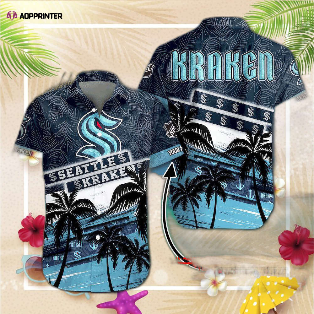 Seattle Kraken-NHL Personalized Hawaii Shirt Seattle Kraken-NHL Personalized Hawaii Shirt