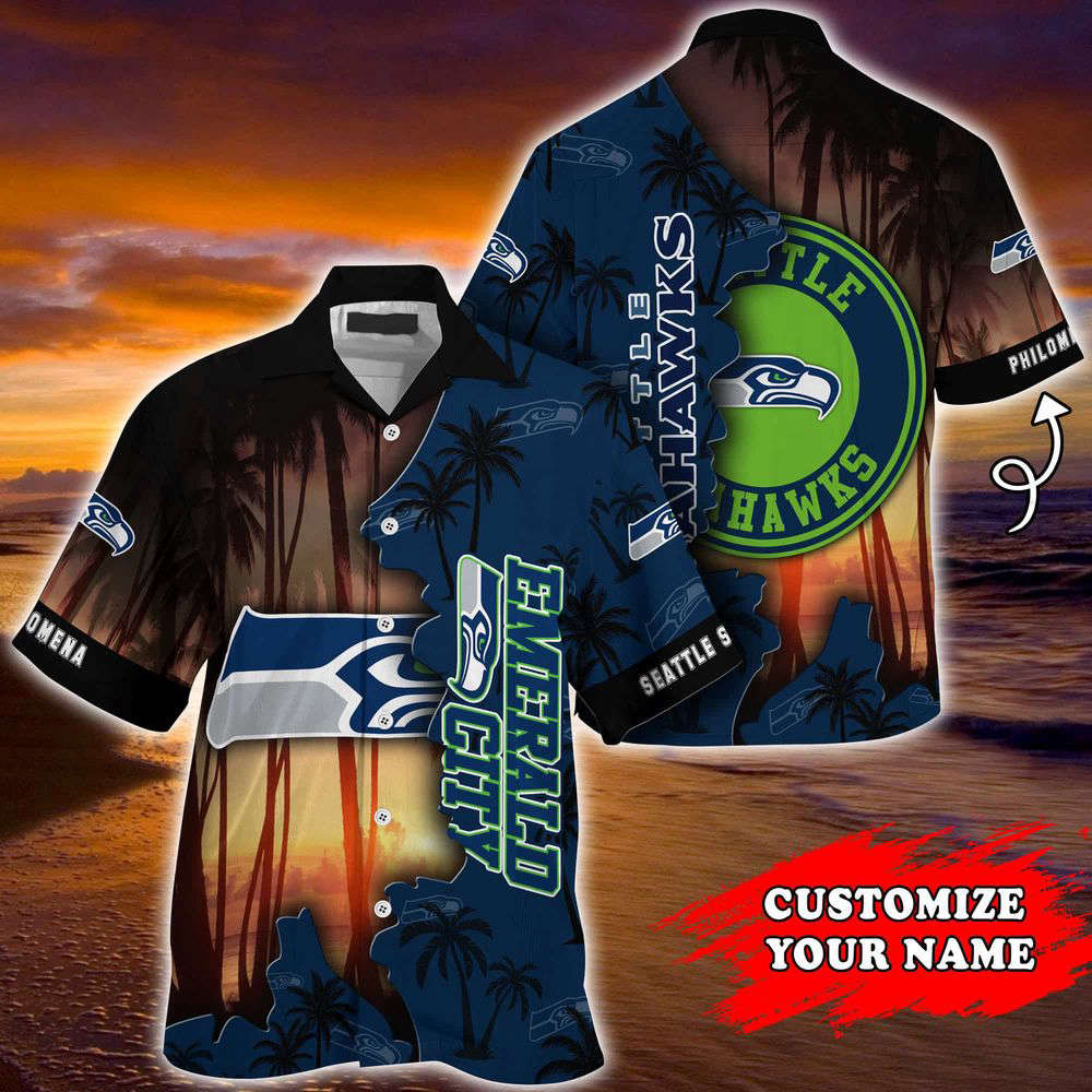 Seattle Seahawks NFL-Customized Summer Hawaii Shirt For Sports Enthusiasts Seattle Seahawks NFL-Customized Summer Hawaii Shirt For Sports Enthusiasts