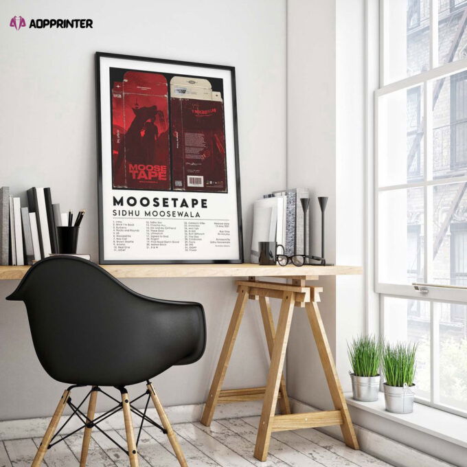 Sidhu Moosewala Moosetape Album Poster – Gift For Home Decoration
