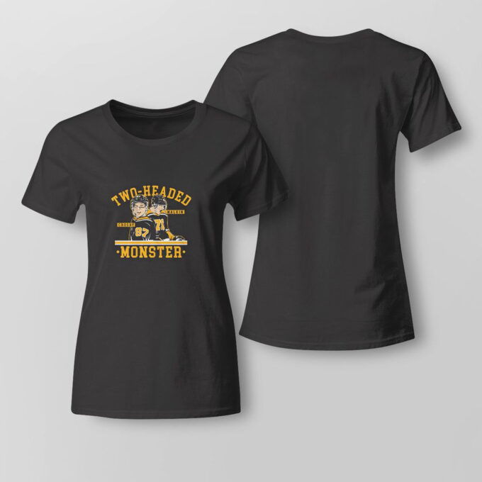 Sidney Crosby Evgeni Malkin Two Headed Monster T-shirt For Fans