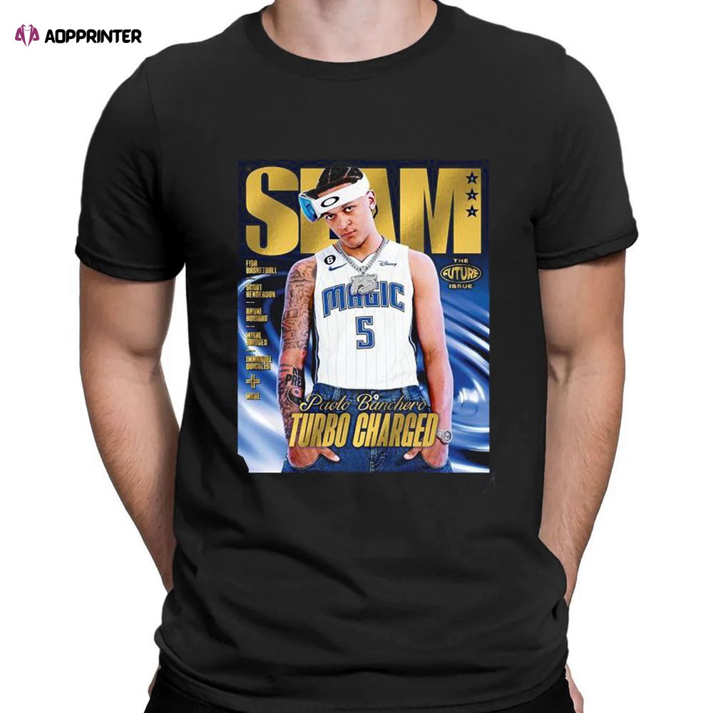 Slam Paolo Banchero Orlando Magic T-shirt For Fans Slam Paolo Banchero Orlando Magic T-shirt For Fans