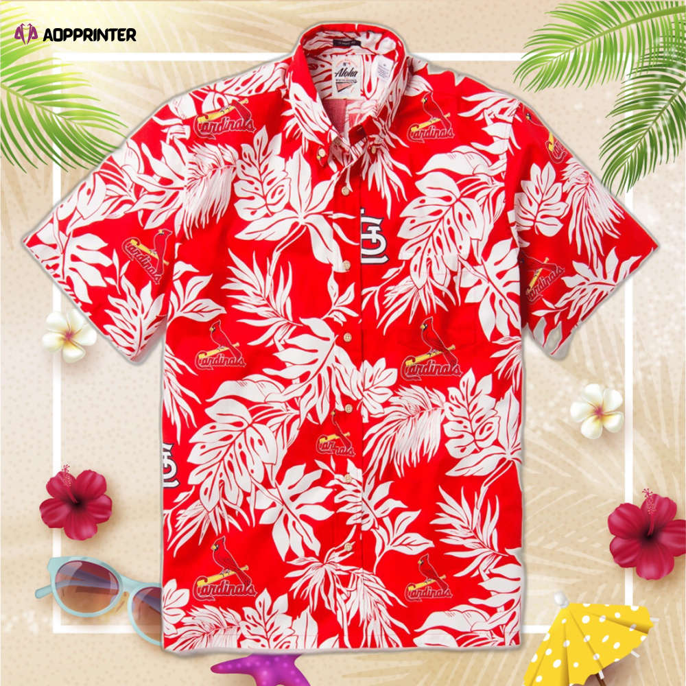 St. Louis Cardinals Aloha Hawaiian Shirt, Gift For Men And Women St. Louis Cardinals Aloha Hawaiian Shirt, Gift For Men And Women