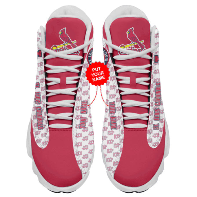 St. Louis Cardinals Pesonalized Air Jordan 13 Sneakers, Best Gift For Men And Women