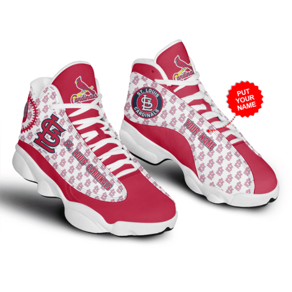 St. Louis Cardinals Pesonalized Air Jordan 13 Sneakers, Best Gift For Men And Women St. Louis Cardinals Pesonalized Air Jordan 13 Sneakers, Best Gift For Men And Women