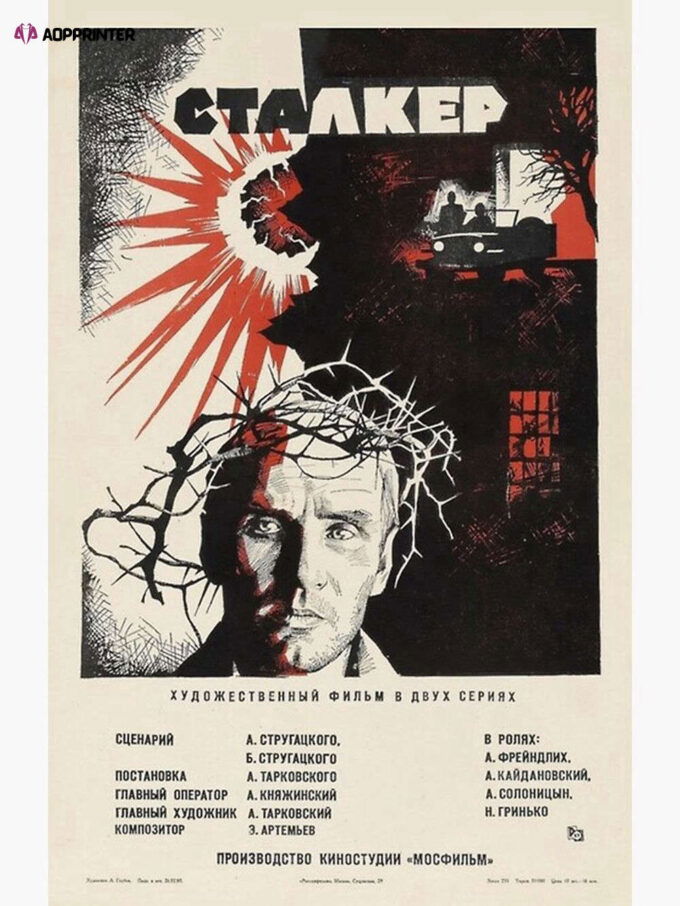 Stalker 1979 poster Premium Matte Vertical Poster, Best Gift For Home Decorations