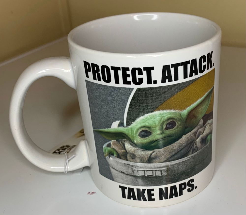 Star Wars Coffee Mug Cup Baby Yoda Grogu Protect Attack Take Naps Ceramic Star Wars Coffee Mug Cup Baby Yoda Grogu Protect Attack Take Naps Ceramic