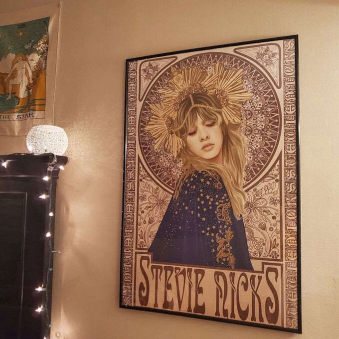 Stevie Nicks Poster – Gift For Home Decoration Art Mucha Art