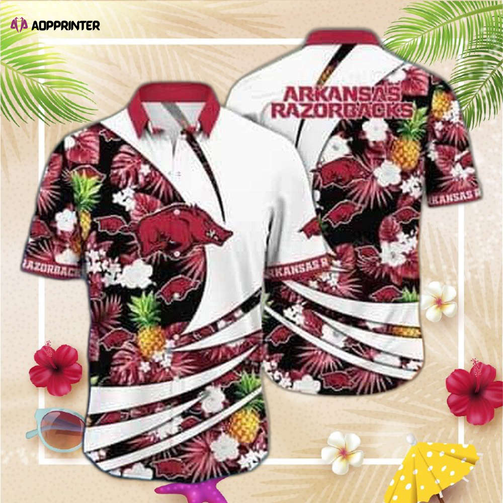 Summer Aloha NCAA Arkansas Razorbacks Hawaiian Shirt Beach Lovers Gift Summer Aloha NCAA Arkansas Razorbacks Hawaiian Shirt Beach Lovers Gift