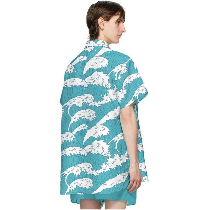 Surfing Kangaroo Custom Hawaiian Shirt, Gift For Men And Women