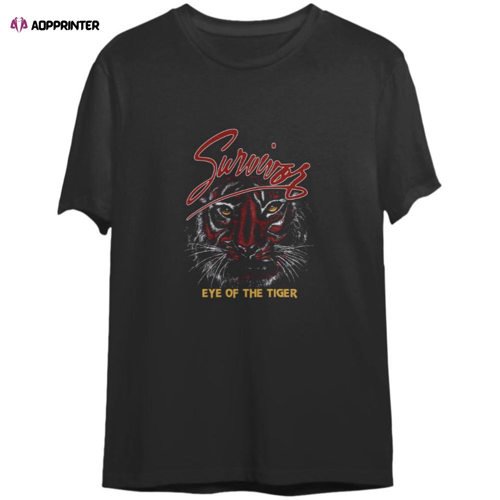 Survivor Eye Of The Tiger Going The Distance Tour ’82 T-Shirt, Survivor Band T-Shirt For Men And Women Survivor Eye Of The Tiger Going The Distance Tour ’82 T-Shirt, Survivor Band T-Shirt For Men And Women