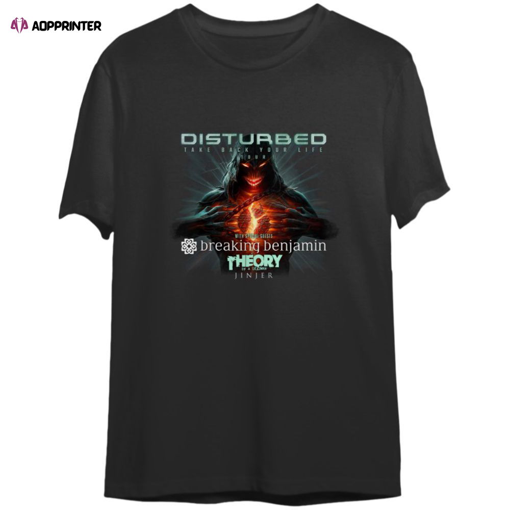 Take Back Your Life Tour T-Shirt, Disturbed Band Fan T-Shirt, For Men And Women Take Back Your Life Tour T-Shirt, Disturbed Band Fan T-Shirt, For Men And Women