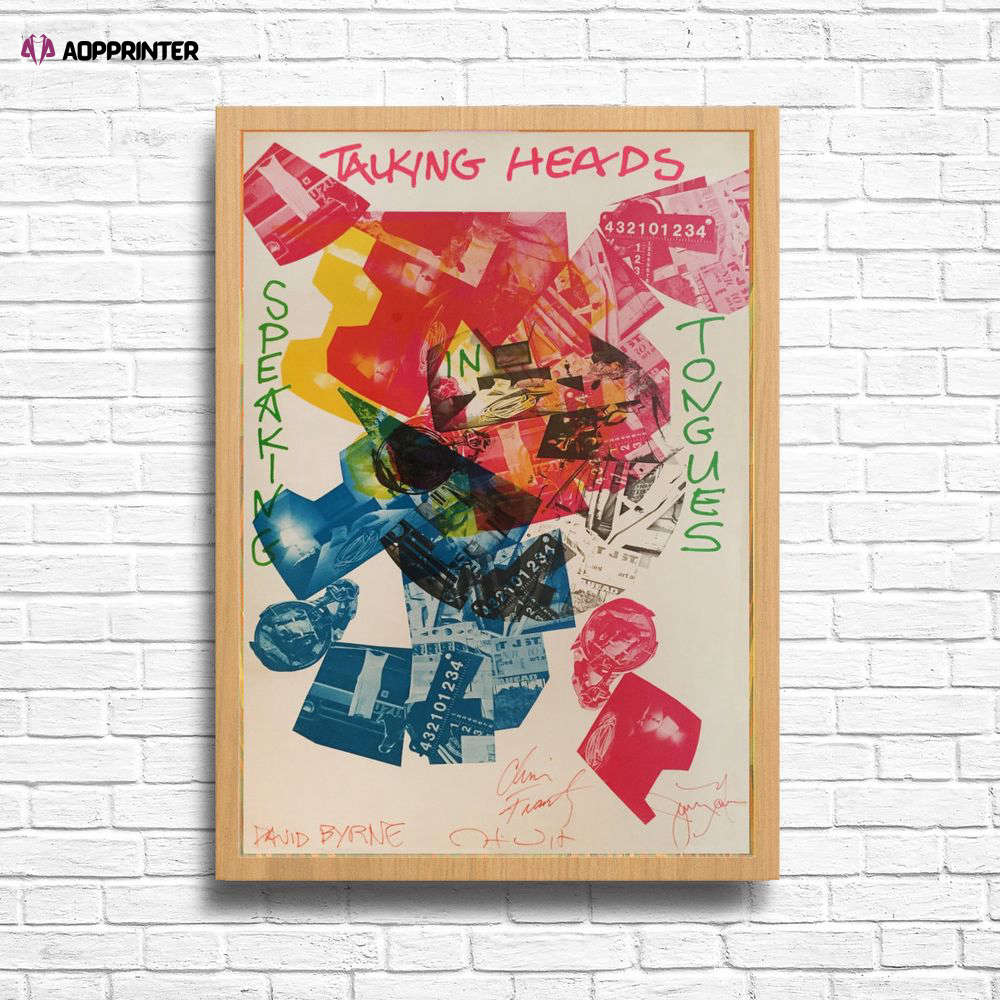 TALKING HEADS Concert Print Vintage Music Poster – Gift For Home Decoration TALKING HEADS Concert Print Vintage Music Poster – Gift For Home Decoration
