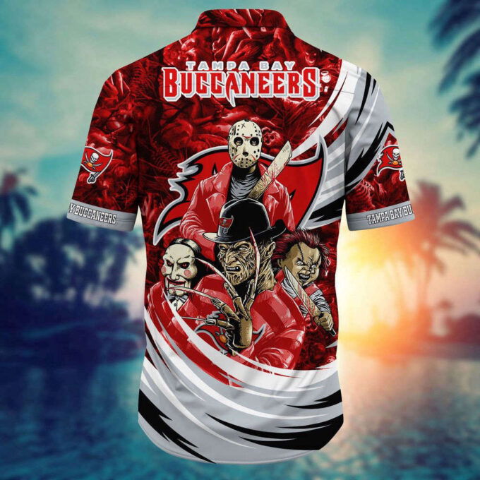 Tampa Bay Buccaneers NFL Halloween Horror Movies Hawaiian Shirts  For Men And Women