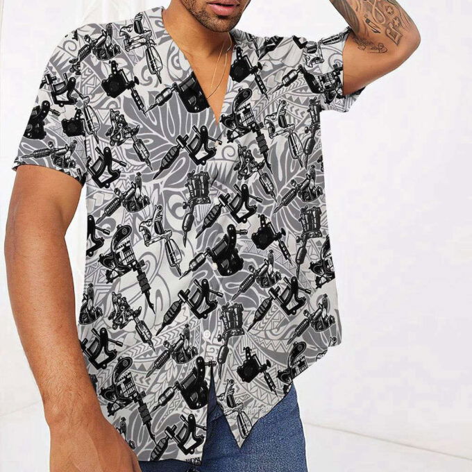 Tattoo Machine Custom Hawaiian Shirt, Gift For Men And Women