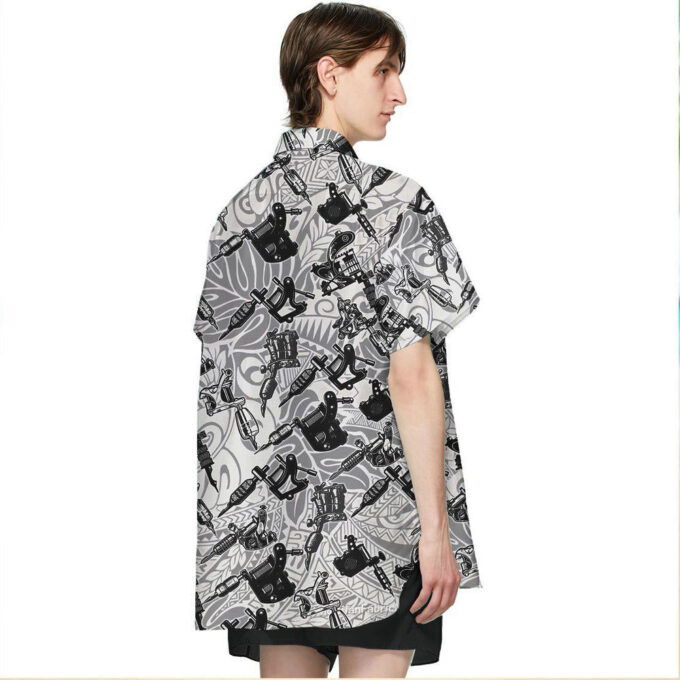 Tattoo Machine Custom Hawaiian Shirt, Gift For Men And Women