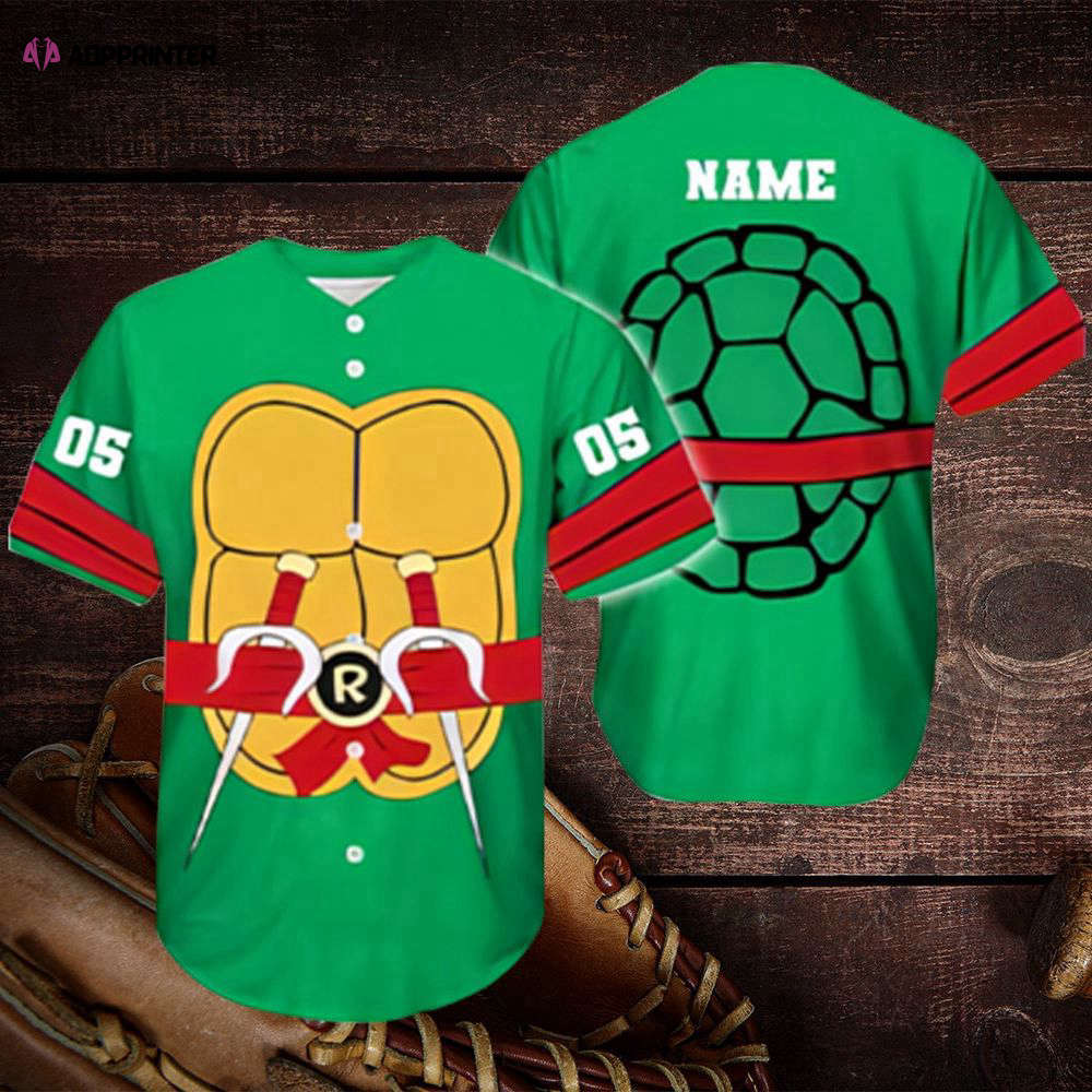 Teenage Mutant Ninja Turtles Mutant Mayhem Movie Baseball Jersey – Custom Name Shirt Teenage Mutant Ninja Turtles Mutant Mayhem Movie Baseball Jersey – Custom Name Shirt