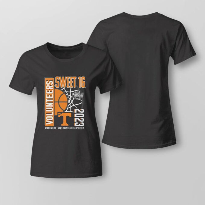 Tennessee Volunteers 2023 Ncaa Mens Basketball Tournament March Madness Sweet 16 T-shirt For Fans