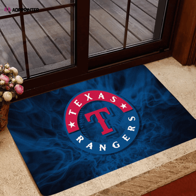 Texas Rangers Doormat, Best Gift For Home Decor