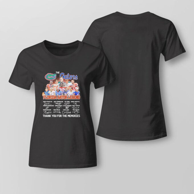 The Gators Florida Gator Legends Teams Thank You For The Memories Signature T-shirt For Fans