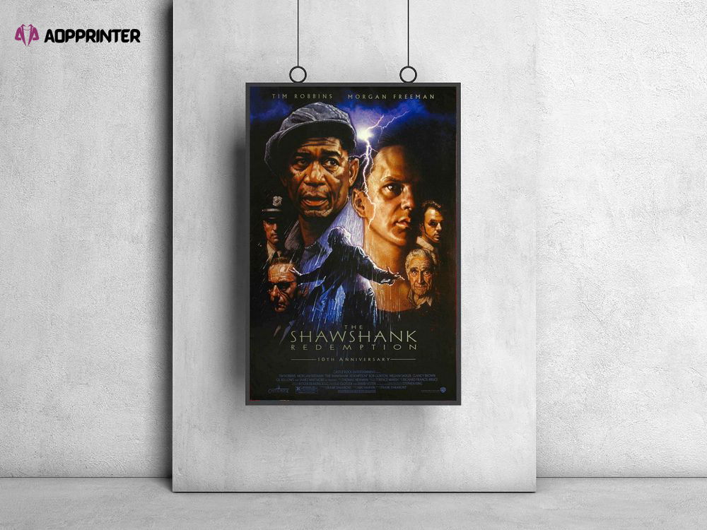 The Shawshank Redemption Movie Poster, Best Gift For Home Decorations The Shawshank Redemption Movie Poster, Best Gift For Home Decorations
