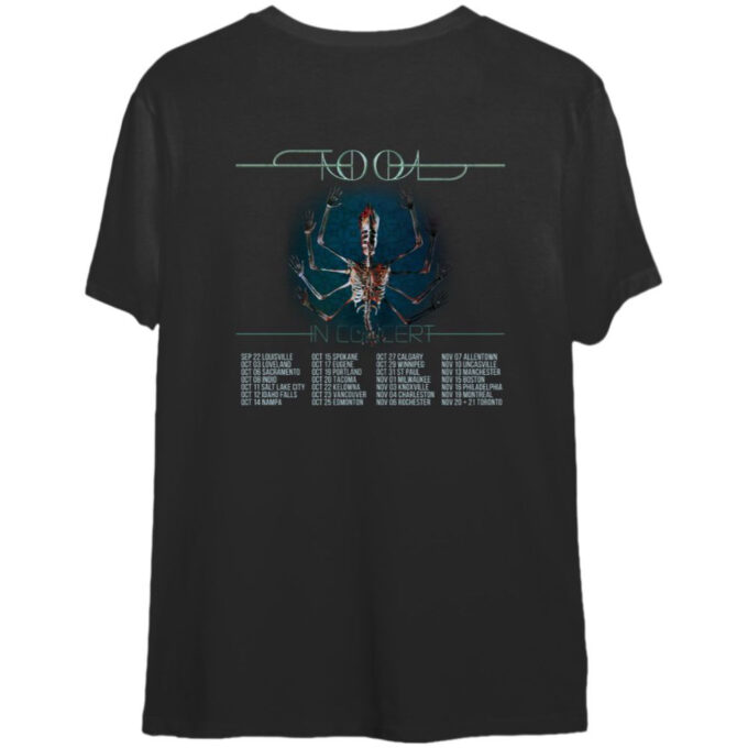 Tool In Concert 2023 T-Shirt, For Men And Women, Tool Band Fan T-Shirt, For Men And Women