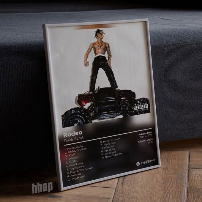 Travis – Rodeo – Hip Hop Album Cover – Travis Print Poster, Best Gift For Home Decorations
