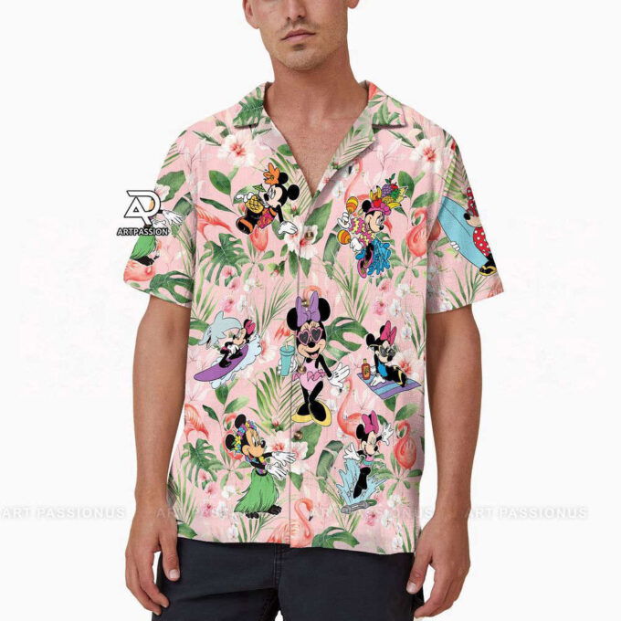 Tropical Minnie Hawaiian Shirt, Funny Minnie Disney, For Men Women