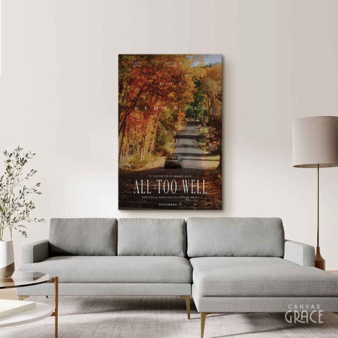 TS All Too Well Poster – Gift For Decor, Taylor Red Album, Album Cover