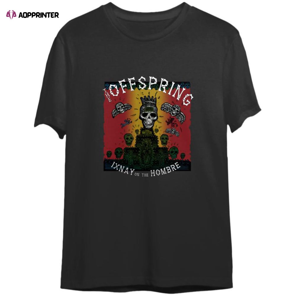 Vintage 1997 The Offspring Ixnay On The Hombre T-Shirt , The Offspring Double Sided T-Shirt For Men And Women Vintage 1997 The Offspring Ixnay On The Hombre T-Shirt , The Offspring Double Sided T-Shirt For Men And Women